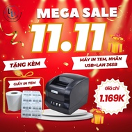 [PRINT PHONE] Order printer, A7 size label, 2 Xprinter 365B stamps, single printer connected to A7 s