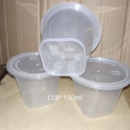 Thinwall Gelas Cup Kotak 150Ml - Cup Persegi 150 Ml - Isi 25 Pcs