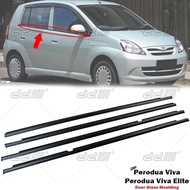 [Local Ready Stock] Perodua Viva Door Window Trim Moulding Door Lining Getah Luar Cermin Viva Elite