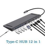Type - c Hub Dock 12 1 Usb - c Hd Extended Hub