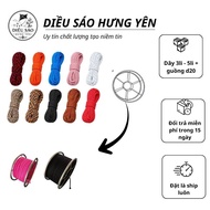 Combo D20 Stainless Steel Reel + Super Strong 5Li Thick Kite String for Flute Kite 2m 2m5 3m 3m5 4m 