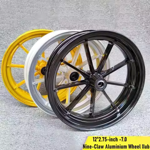 RPM 12*2.75-inch -7.0 Aluminium Wheel Hub Front Rims For Yamaha Scooter RSZ BWS M3 Monkey Niu N1S Ni
