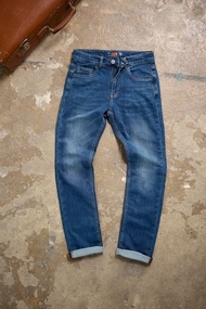 Jack Russel - Men Jeans กางเกงยีนส์ผู้ชายทรงกระบอกเล็ก - Handwerk J-SEAN/DB Slim Fit Sean Deep Blue