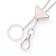 [Used] Prada PRADA Necklace Keychain Silver Stainless Steel Necklace Women's Used A