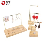 Hanger Earrings Ring Earrings Gold-Plated Storage Rack Combination Jewelry Earrings Display Rack Ear