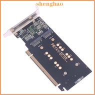 shenghao 1ชิ้น X16 M.2เพื่อ4X PCIE3.0 NVMe GEN3 X16เป็น4 * NVMe RAID Card PCI-E vroc CARD