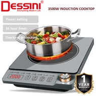 DESSINI ITALY Electromagnetic Induction Hob Cooker Touch Control Cooktop Tabletop Stove Countertop B
