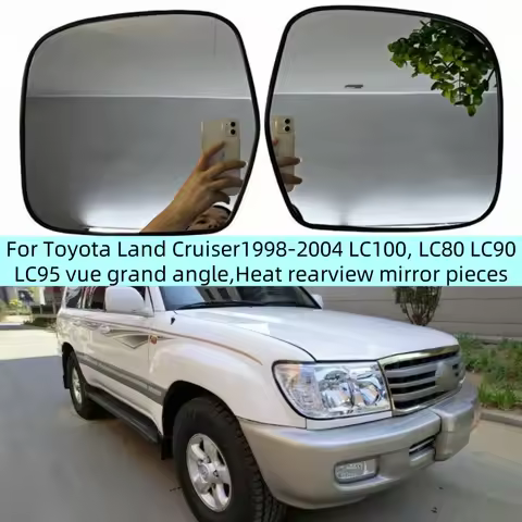 pour Toyota Land Cruiser 1998-2004 4500 4700 LC100, LC80 LC90 LC95 vue grand angle,Heat the rearview