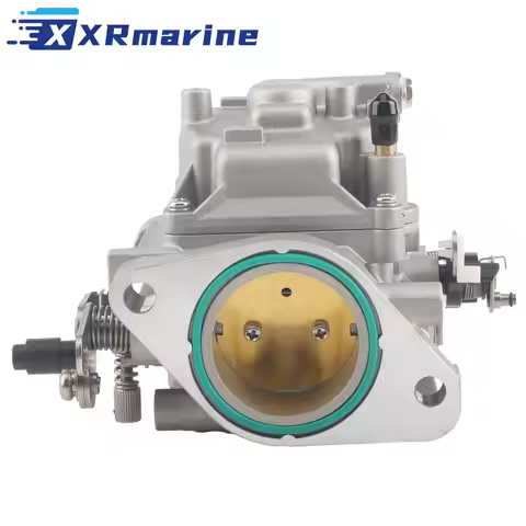 Carburetor Assy 66T-14301 for Yamaha 2 Stroke 40 HP E40XMH Outboard Motor Replaces 66T-14301-00 66T-