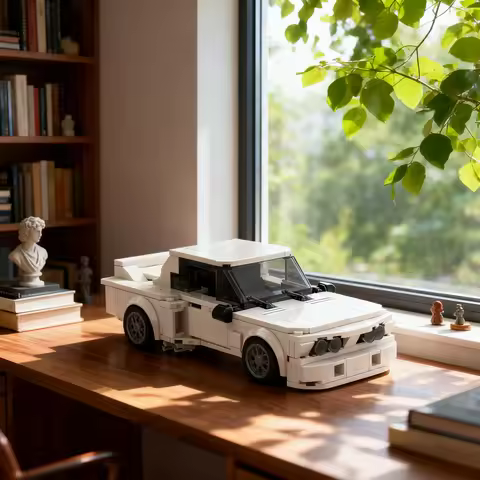 400pcs MOC BMW E9 3 0 CSL Model Toys Building Blocks Architecture Christmas Gift Idea Creative Birth