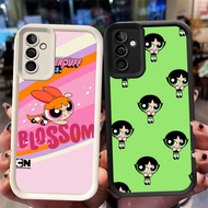 XI75 Powerpuff Girls Casing for Samsung Galaxy A36 A56 S25 Ultra A26 5G Black White
