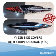 Yamaha Original Y15ZR Side Cover with Stripe Original / Ekor Coverset siap Sticker HLY - B17-F1731-0