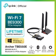 TP-Link Archer TBE550E BE9300 Wi-Fi 7 Bluetooth 5.4 PCIe Adapter เพิ่มความเร็วขึ้นสูงสุด 5760 Mbps (