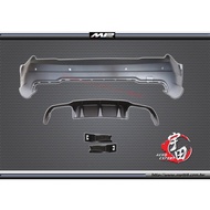 W204 12 "A Type C63 Rear Bumper With Lightning (Double)