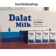 Thùng 48 hộp sữa Dalat milk 110ml ít đường - date 4/2026