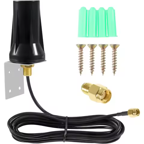 5G Full-band Outdoor Waterproof Antenna 600-5900MHz Amplifier SMA Male for Router Gateway Modem Cell