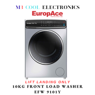 EUROPACE EFW 9101Y 10 KG FRONT LOAD WASHER - 1 YEAR LOCAL WARRANTY