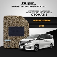 Royal Mart - Nissan Serena 2021 Car Carpet Full Set/Premium Vermicelli Noodle Carpet Anti Slip PVC Mat Car Interior Accessories