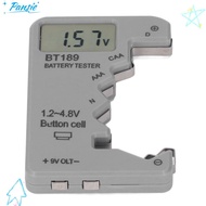 PANSIE Digital Battery Checker, Small Size Digital Display Digital Battery Tester, ABS Housing Unive