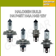 Halogen Headlight Bulb H4 P45T H4A H4B 12V 24V Headlamp for Motorcycles Cars Lorry