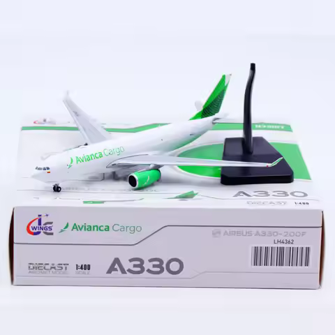 LH4362 Alloy Collectible Plane Gift JC Wings 1:400 Avianca Cargo Airbus A330-200F Diecast Aircraft J