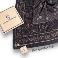 BUCKLE SCARVES MOTIF BOX AZARA SQUARE PREMIUM MOTIF SUBLIME BUCKLE SCARVES AZARA NAGIH HJAB