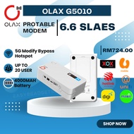 (5G Modem) OLAX G5010 5G Modified Gigahome Wi-Fi 6 Cat22 2.4GHz &amp; 5GHz Unlimited Internet Hotspot with 4000mah Battery