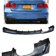 Car Rear Diffuser Bumper Lip Spoiler Splitter One Side Dual Out Auto Part For BMW 3 Series F30 F31