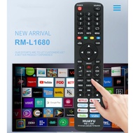รีโมทคอนโทรลแบบสากลสำหรับ Samsung LG SONY Panasonic Sharp Toshiba Philips TV + button Netflix YouTube PRIME Video Google Play