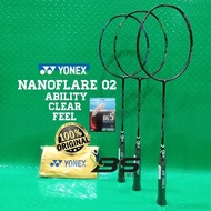 YONEX NANOFLARE 02 BADMINTON RACKET ABILITY CLEAR FEEL ORIGINAL