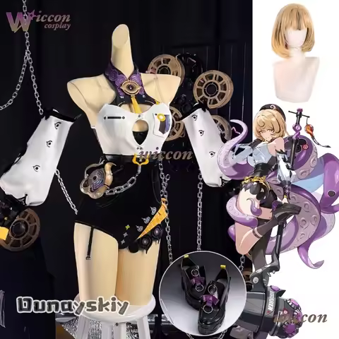 Game ZZZ New Yidhari Cosplay Costume{Anna zhang Online}Yidhari Cosplay Wig Shoes Women Halloween Chr