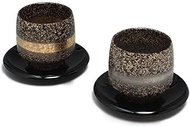 CtoC JAPAN 668589 Winnka P and C Tea Holder Included, Pair of Teacups, Diameter 3.0 x 3.2 inches (7.