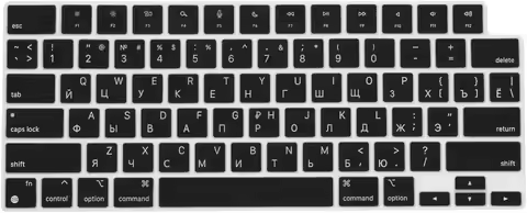 2026 MAC neo 13" Russian Keyboard Cover for MacBook Air 13/15'' & Pro 14/16'' M5 M4 M3 M2 U.S. Layou