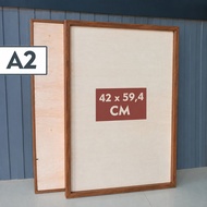 A2 Wooden Photo Frame A2 Size Wooden Photo Frame 42 x 59.4 CM Dutch Teak Wood Frame