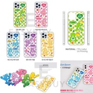 🇰🇷 Korea CareBears Colour Check Clear Case 韓國 愛心熊 Care Bears 全包 手機保護套 (多款型號) iPhone14 iPhone 14 系列 iPhone13 iPhone12 iPhone11 iPhoneX iPhone SE3 適用於 三星 Samsung Galaxy S10 Galaxy S20 Note 20 Ultra Galaxy S22 S22+ S22 Ultra A系列 A12 A32 A53 最新款式 正貨 韓國空運到港