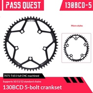 PASS QUEST 130bcd Small Cloth Five-Claw Road Folding Car Positive Negative Chainring Chainring Round