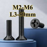 GB819 Countersunk screw 304 stainless steel cross countersunk machine screw countersunk bolt M2/M2.5
