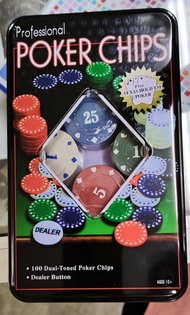 Poker Chips Poker Set 100 chip 扑克筹码100套装