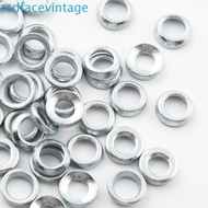 REDFACEVINTAGE 2pcs M6 Disc Brake Spacer, Bowl Shaped Cushion Aluminum Alloy Disc Brake Caliper Gask