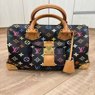 LV 路易威登 村上隆 speedy 30黑彩 vintage