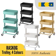 IKEA RASKOG Trolley, Kitchen Storage Beroda, Portable Storage, 35x45x78cm