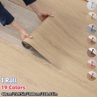 1Roll Vinyl Wall And Flooring Roll Sticker 15.7"W X 118"L/ 12.9 Sq. Ft, Peel And Stick Wall Tiles SX