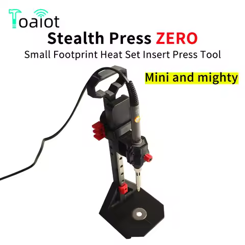 Stealth Press ZERO Kit Heat Set Insert Press Tool Soldering Iron Tip M2-M8 Thread Heat Insert Nut Em