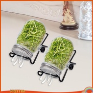 [PrettyiaSG] 2Pcs Stainless Steel Jar Sprouting Lids for Regular Or Wide Mouth Jar with 2 Sprouting 