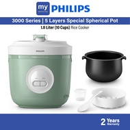 Philips 1.8L Five Layered Premium Spherical Pot Rice Cooker HD3212/32
