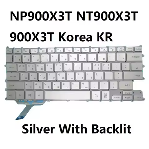 US/KR Backlit Laptop Keyboard For Samsung NP900X3T NT900X3T 900X3T New