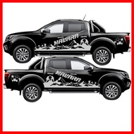 Nissan Navara สติ๊กเกอร์แต่งลายข้างนิสสันนาวาร่า  ชุดแต่งนิสสันนาวาร่า สติ๊กเกอร์ซิ่ง สติ๊กเกอร์ติดร