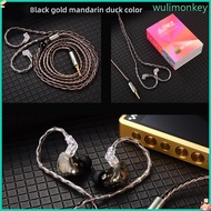 WU Headphone 8 Core Cable Wire for QKZ-ZXN ZXT AK6  Replacement Earphone Wire