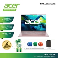 ACER SWIFT LITE 14 AI SFL14-54M-51GA@56QN/CORE ULTRA 5 115U/16GB D5(OB)/512GB G4/INTEL/14" WUXGA OLE