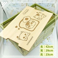 🌟台灣正版授權🌟 mofusand 塑膠摺疊收納箱